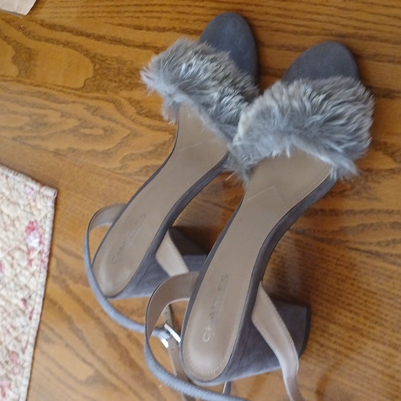Furry dress sandals - Picture 4 of 4